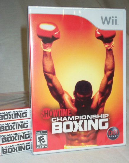 Showtime Championship Boxing - BRAND NEW FACTORY SEALED Wii Game