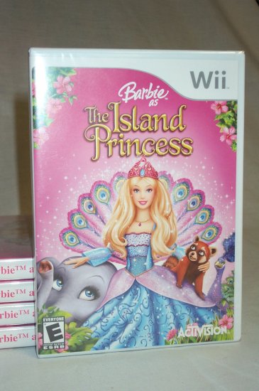 BARBIE ISLAND PRINCESS - NINTENDO Wii - BRAND NEW FACTORY SEALED