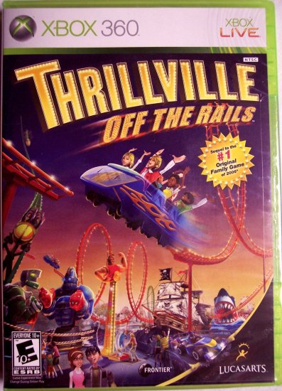 THRILLVILLE: OFF THE RAILS - XBOX 360 - BRAND NEW FACTORY SEALED