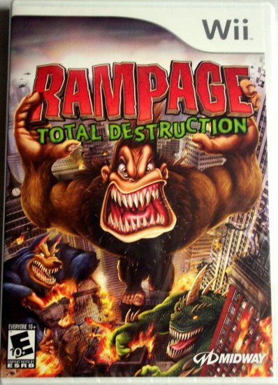 RAMPAGE TOTAL DESTRUCTION - NINTENDO Wii - BRAND NEW FACTORY SEALED