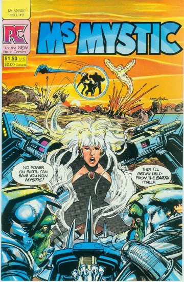 PACIFIC COMICS Ms MYSTIC #2 1984 NEAL ADAMS (FREE SHIPPING)