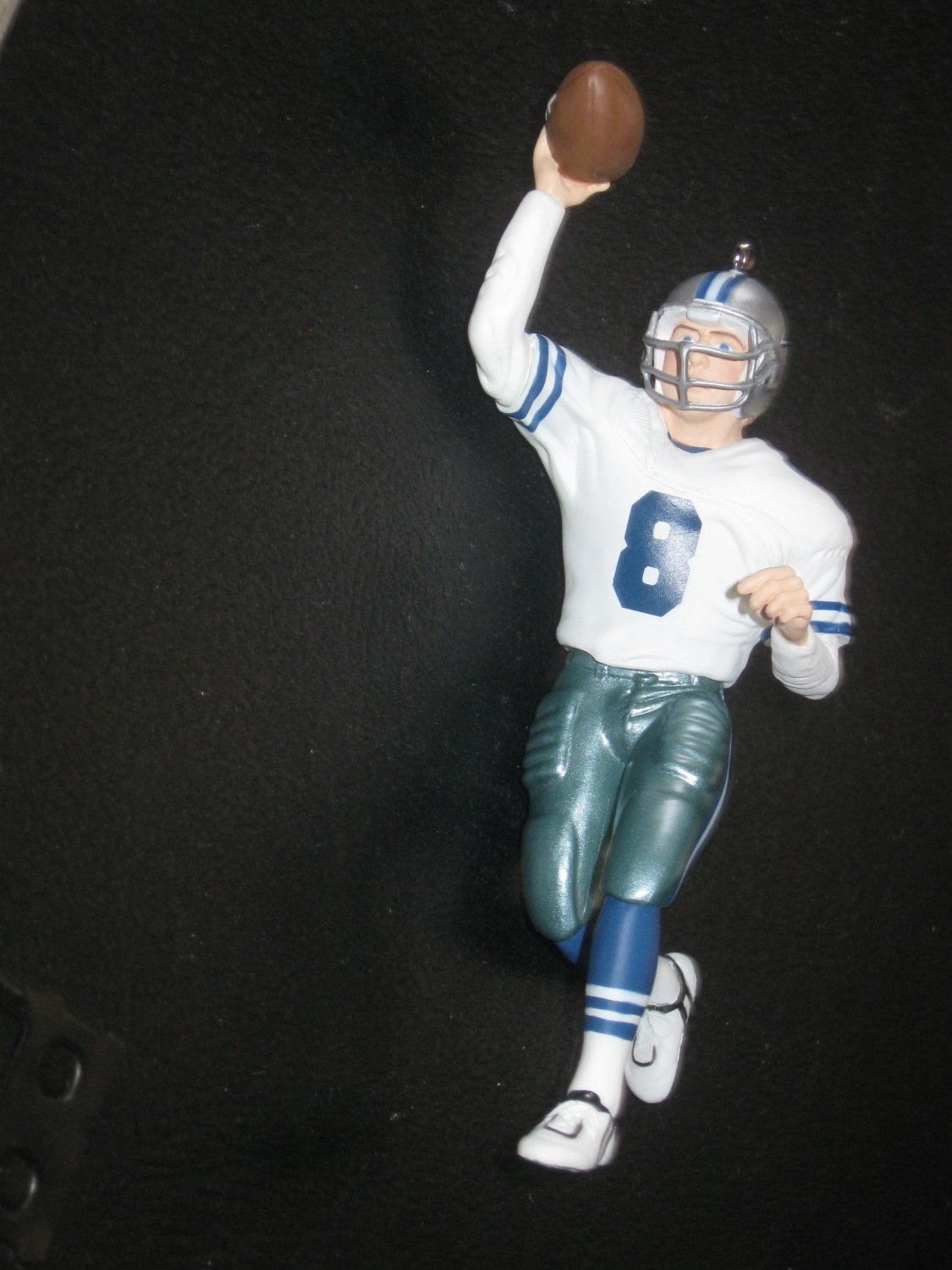Hallmark Troy Aikman Ornament With Troy Aikman Trading Card