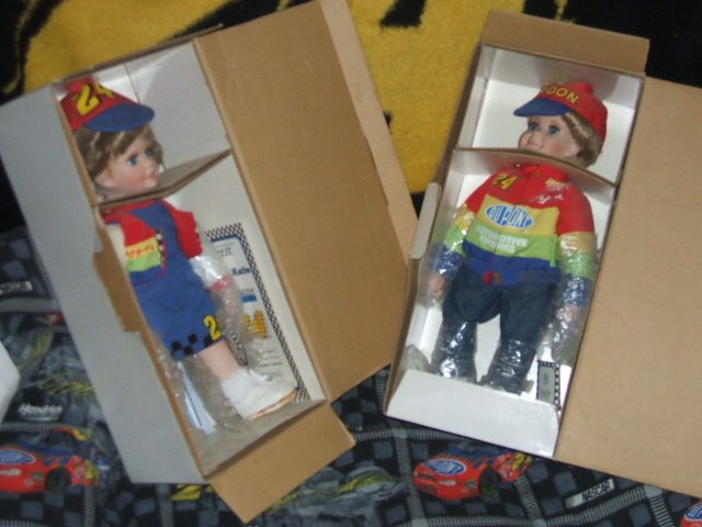 Jeff Gordon's Chris and Katie Collector Dolls