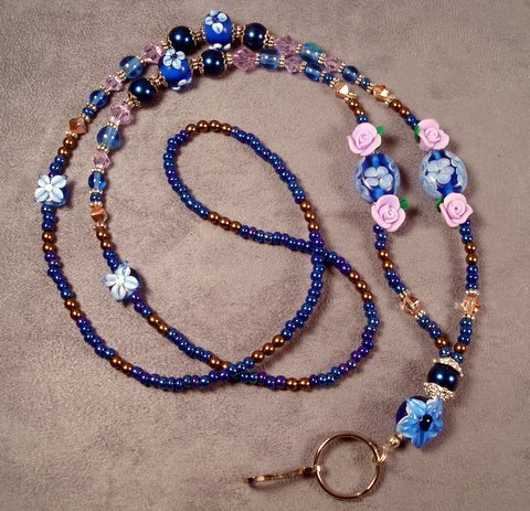 Lovely Lampwork Lanyard
