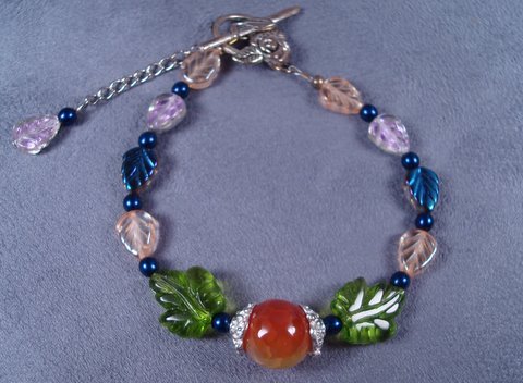 Fire Agate Bracelet