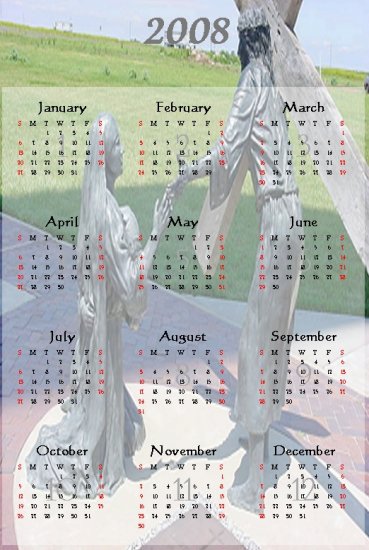 Jesus with Mary Calendar