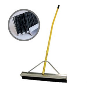Industrial Broom with 3 bristle rows - Made in USA
