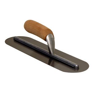 4" x 16" Rounded End Trowel - Made in USA