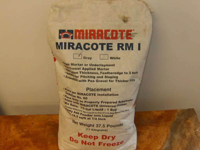 Repair Mortar I - Gray Bag mix