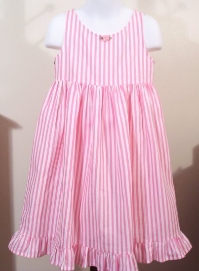 Little Girls - Summer - Slip Dress - Pink Taffy - Toddler - Little Girl Dresses