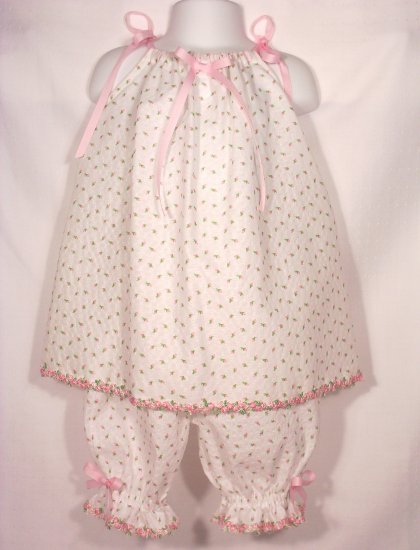CameoRose - Pillowcase Dress and Pantaloons - Infants - Toddlers - Little Girls