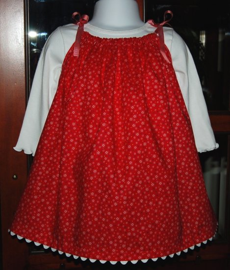 Let It Snow - Pillowcase Dress - Toddler Christmas Dress