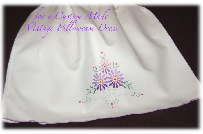 Jane - Vintage Pillowcase Dress - Little Girls Vintage Dress