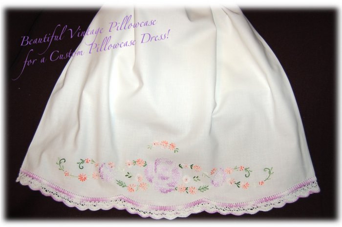 Lilly - Vintage Pillowcase Dress - Little Girls Heirloom Dress - Special Occasion Dress