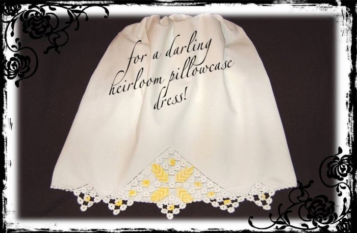 Daphne - Vintage Pillowcase Dress - Little Girl Summer Dress - Girls Heirloom Dress