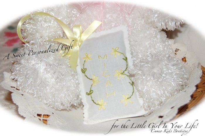 Lavender Sachet - Door Hanger - Personalized Lavender Sachets - Yel