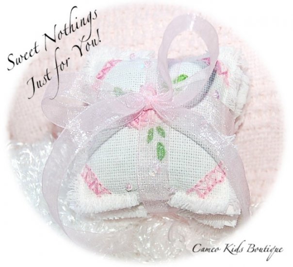 Drawer Sachets - Linen and Chenille - Lavender Gifts - Sachet