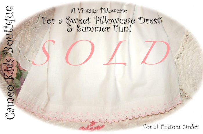 Kristen - Vintage Pillowcase Dress - Summer Dresses for Little Girls