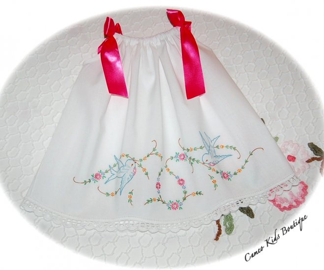Special Request Order for Amy - Tasha - Pillowcase Dress and Pantaloons