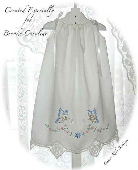 Faith - Vintage Pillowcase Dress - Infant - Toddler - Little Girl Dress