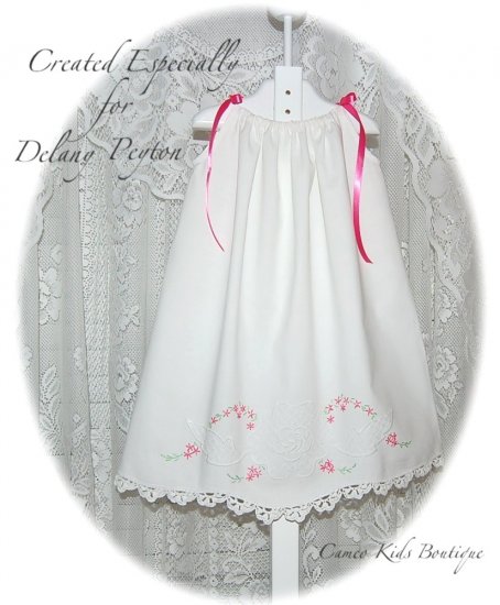 Heirloom Dress for Little Girls - Vintage Pillowcase Dress - Caroline