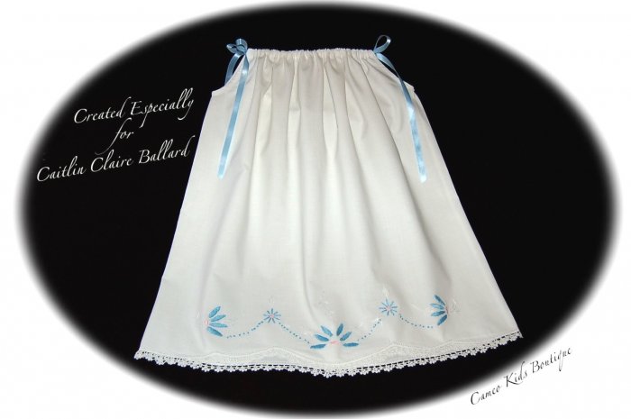 Michelle - Pillowcase Dress - Summer Dress - Little Girls Embroidered Dresses