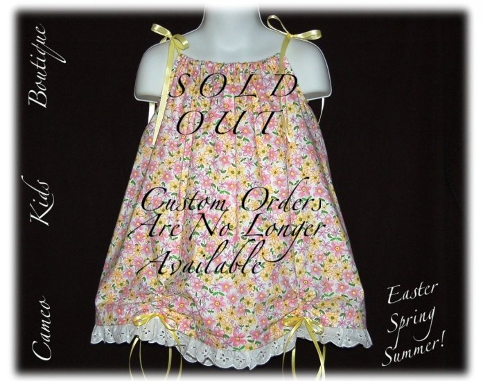 April - Pillowcase Dress - Little Girl Summer Dress