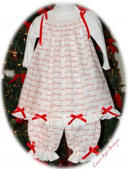 It's Christmas - Pillowcase Dress - Toddler Holiday Dress - Girl Christmas Dress