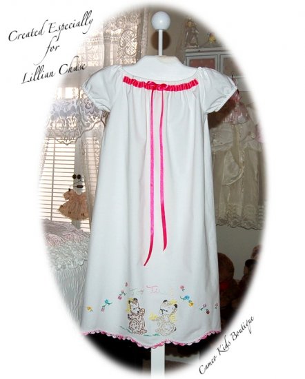 Vintage Pillowcase - Night Gown - Peasant Style - Nightgown - Too Tired