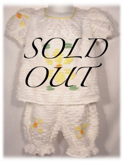 OopsieDaisy - Vintage Chenille Set - Baby - Infant - Toddler - Little Girls Clothing