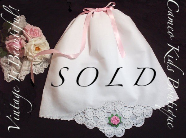 Petals - Vintage Pillowcase Dress - Custom Order - Infant - Toddler -Baby - Little Girl Dress