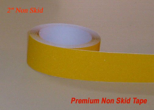 2" x 60' Yellow Non Skid / Non Slip Grip Tape