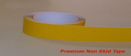 1" x 60' Yellow Non Skid / Non Slip Grip Tape