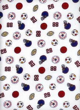 ATHLETIC GROUP is ON WHITE CCOMBED COTTON RIB KNIT