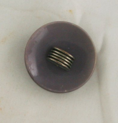 "Aluminum Discs" Celluloid U Shank VINTAGE BUTTON 1-1/4 Inch