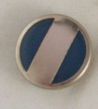Steel Tight Top Art Deco-Shank VINTAGE BUTTON-7/8 Inch