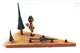 Miniature Woodcutter Scene-Cutting Christmas Trees