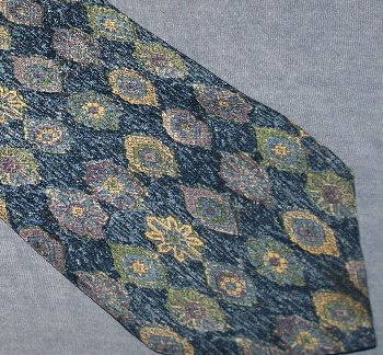 Bill Blass Lord & Taylor Blue Silk Tie Necktie C121 ~