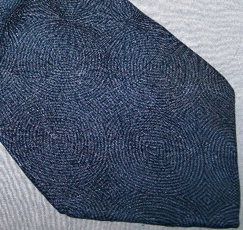 Neo Bill Blass Blue Silk Tie Necktie K2 ~