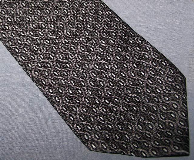 Carlos Devenezia Gray Silk Tie Necktie K4 ~