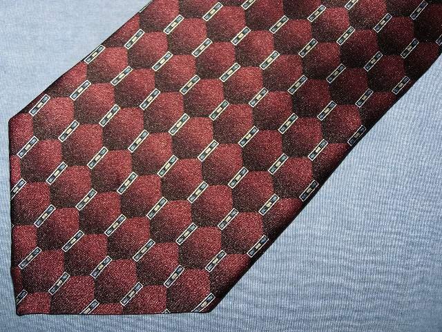 Louis Roth Burgundy Silk Tie Necktie C57 ~