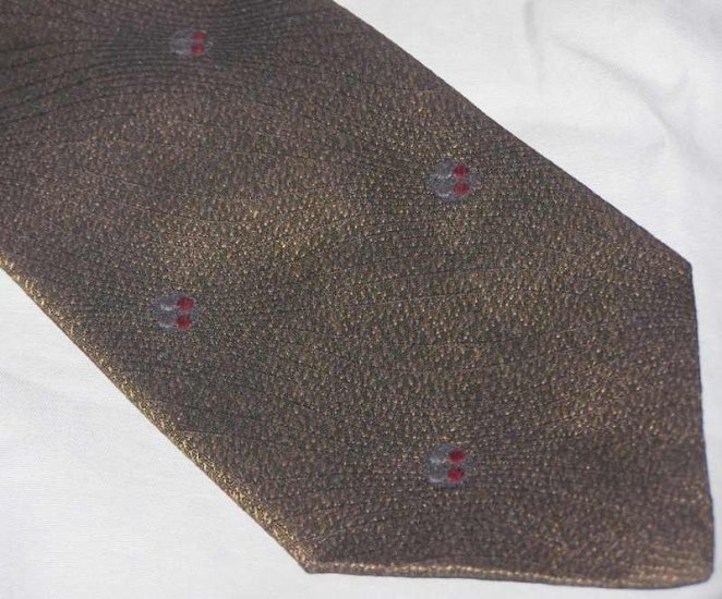 Armani Brown Silk Tie Necktie ~ C71 ~
