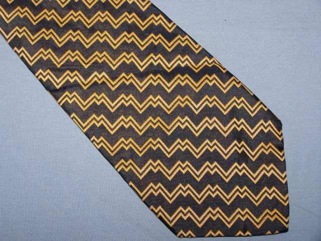 Polo University Ralph Lauren Blue Gold Silk Tie Necktie C143 ~