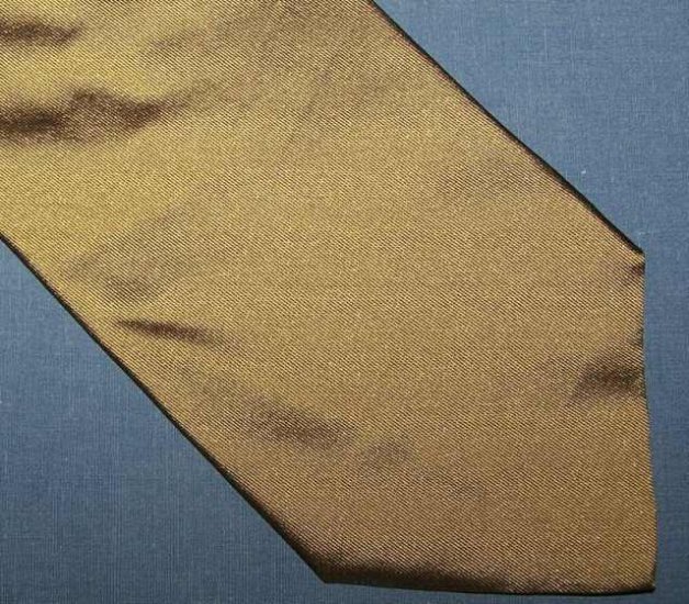 Hart Schaffner Marx Gold Taupe Silk Tie Necktie New NWT C239 ~