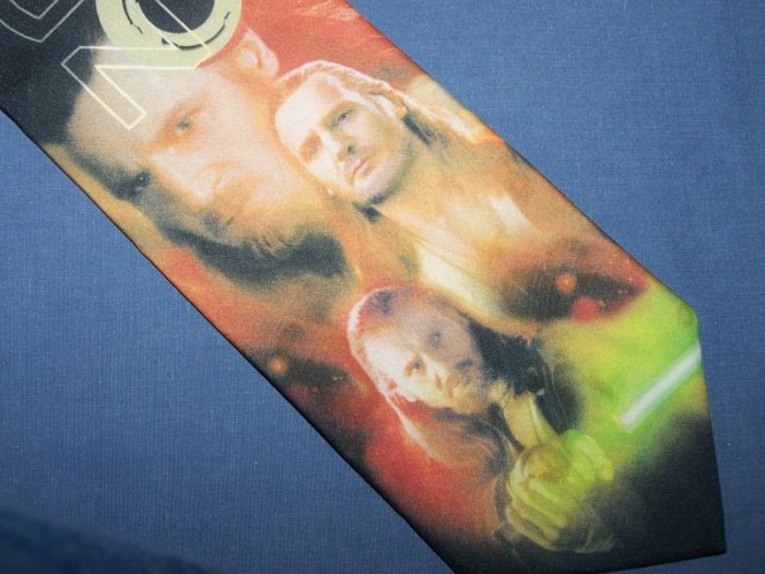 Star Wars Master Qui-Gon Tie Necktie C7 ~
