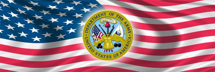UNITED STATES ARMY & USA FLAG