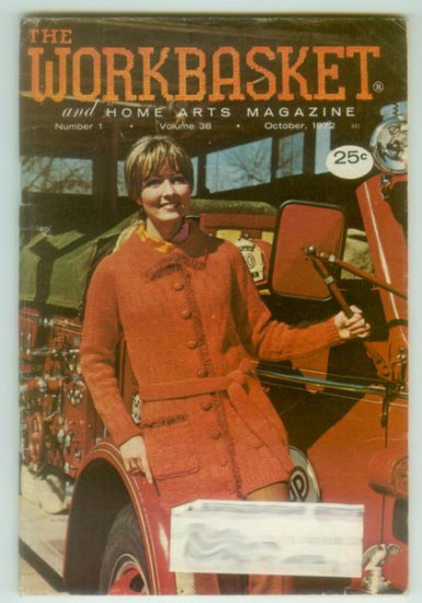 Workbasket October 1972 Needlework, Crafts, Foods, Gardening