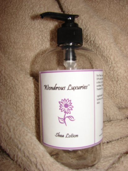 WONDROUS LUXURIES DESIGN YOUR OWN NATURAL 8 oz SHEA BODY LOTION PICK FROM 90 FRAGRANCES