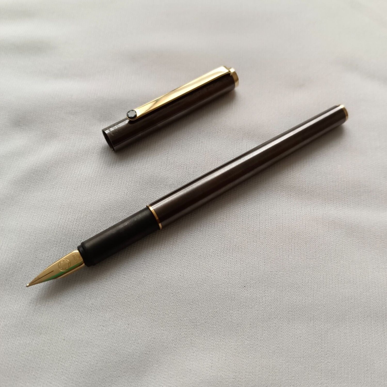 Montblanc Noblesse Slimline Stainless Steel Fountain Pen