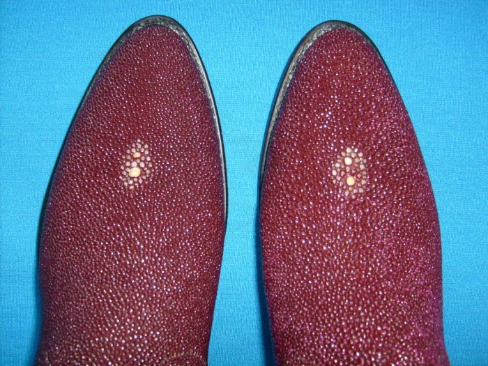 DAN POST Burgundy STINGRAY New Cowboy Boots Men's 9 EW Free Shipping